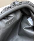Сумка Bottega Veneta The Pouch Grey Woven Clutch